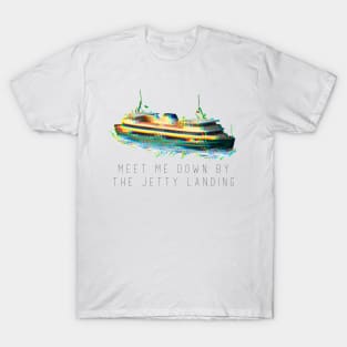 Reckless - Manly Ferry (black type) T-Shirt